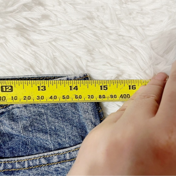 Express Light Wash Bootcut Blue Jeans - Picture 7 of 10